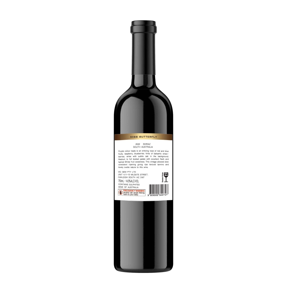 12 Bottle - Mixed Shiraz 750ml Red Wine South Australia Vineyards Set9