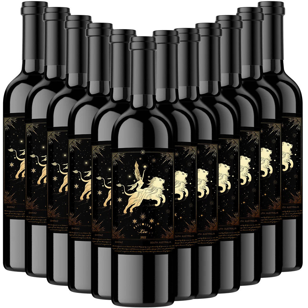 12 Bottles - Leo Shiraz 750ml Red Wine South Australia Vineyards