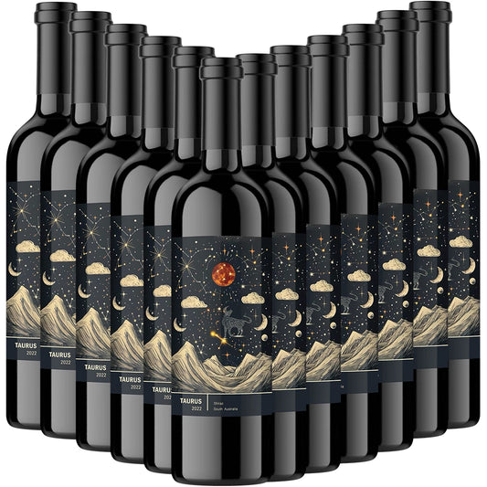 12 Bottles - Taurus Shiraz 750ml Red Wine South Australia Vineyards